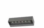 Kültéri fali lámpa 14w 1100lm CCT kapcsolóval 220x71x48mm IP65 szürke 5év