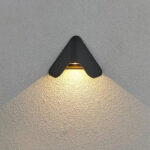 Fali lámpa LED 12w 1000lm 4000k IP65 200×170×88mm fekete
