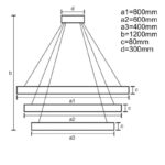 LED világítás + vezérlés 170W - J4347/GCH