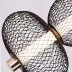 MESH A függőlámpa fekete