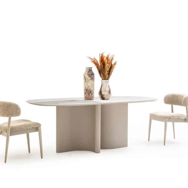 PALERMO étkezőasztal krém 210 cm