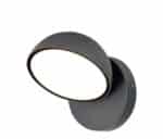 Kültéri fali lámpa 12w 720lm CCT kapcsolóval 110x135x135mm IP54 szürke 5év