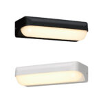 Kültéri fali lámpa 12w 1200lm 4000k 180° IP65 262×67×98mm fehér