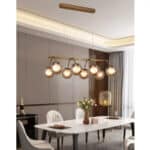 UNIVERSO Függeszték 8xG9 IP20 740x1200mm arany