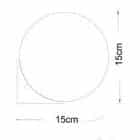 UNIVERSO Fali lámpa 1xG9 max.10w D150x200mm IP20 Óarany 5év