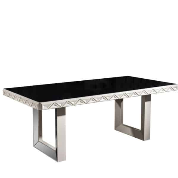 Asus étkezőasztal fekete-fehér 210 cm