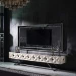 Asus TV szekrény fehér (tükrös falpanel nélkül)