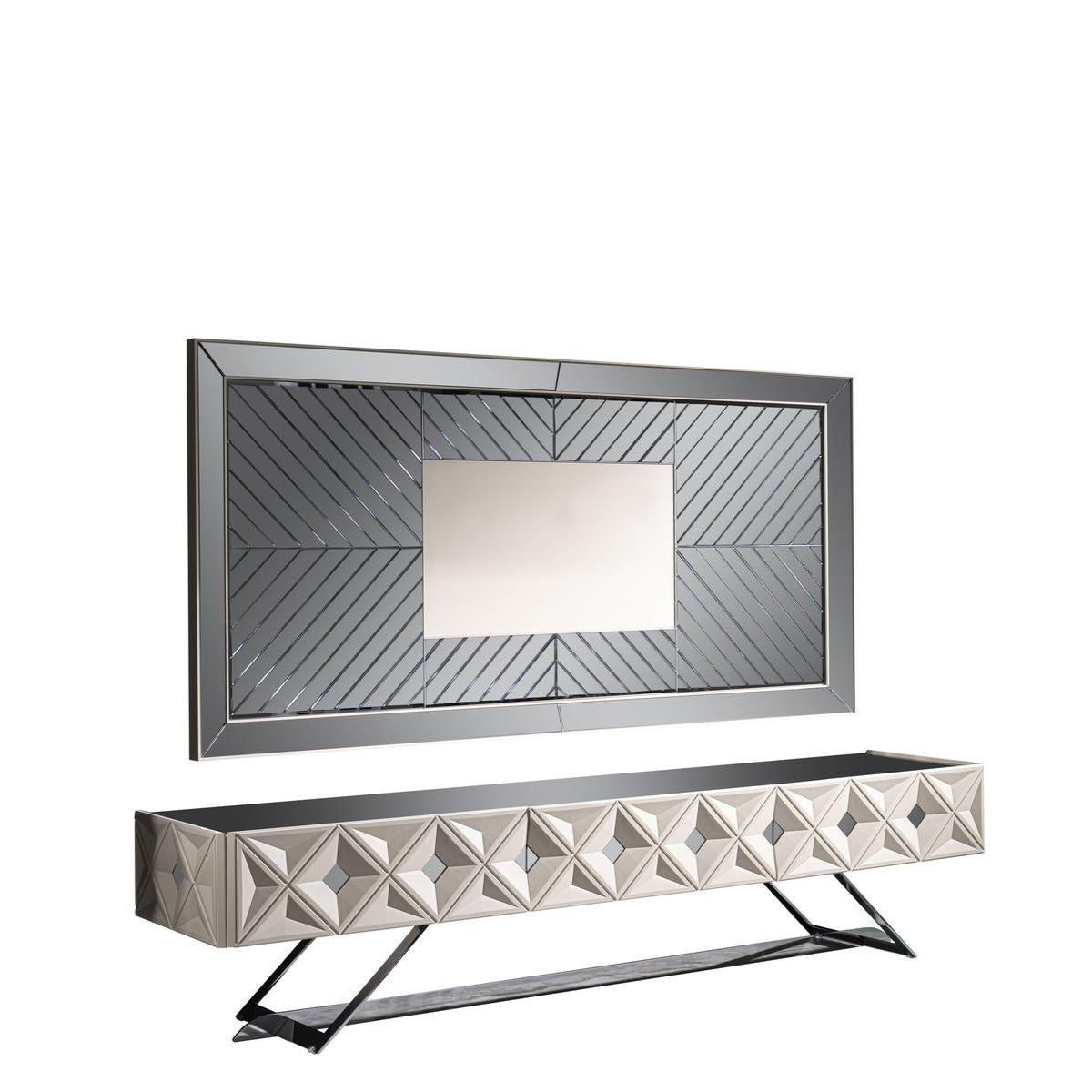 Asus TV szekrény fehér (tükrös falpanel nélkül) Asus TV szekrény fehér (tükrös falpanel nélkül)
