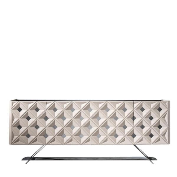 Asus tálalószekrény fehér-ezüst 223 cm
