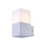 Kültéri fali lámpa 1xE27 max.13w IP44 fehér 110x78x160mm 5év