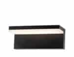 Kültéri fali lámpa 10w 1000lm CCT.kap IP54 Fekete 210x90x82mm 3év