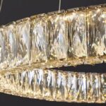 BELLA függőlámpa 2 gyűrűs arany, 60-80 cm . kiállított