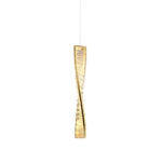 BERIL Mini függőlámpa 50 cm arany-kristály