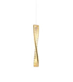 BERIL Mini függőlámpa 50 cm arany-kristály