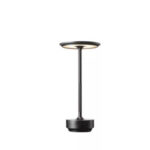 UNIVERSO Tölthető asztali lámpa DC:5V 2000mAh 3w 130lm CCT D130x275mm IP20 Fekete