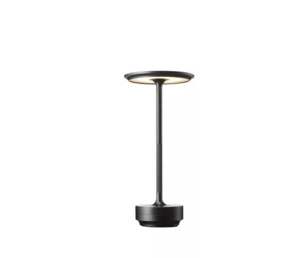 UNIVERSO Tölthető asztali lámpa DC:5V 2000mAh 3w 130lm CCT D130x275mm IP20 Fekete