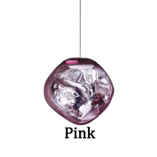 Dixi függőlámpa 38 cm pink
