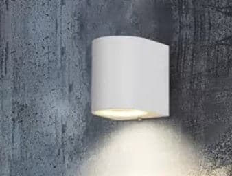 Fali lámpa 1×GU10 IP65 68×80×80mm fehér Fali lámpa 1×GU10 IP65 68×80×80mm fehér