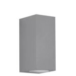 Fali lámpa 2×GU10 IP65 68×80×150mm szürke