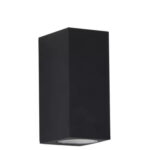 Fali lámpa 2×GU10 IP65 68×80×150mm fekete