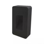 Lábazati LED lámpatest 12w 1000lm 3000k 120° IP65 fekete 160x90x36mm