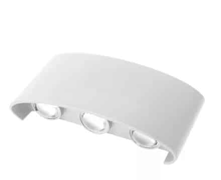 Kültéri fali lámpa LED 16w 1300lm CCT.kap IP65 Fehér 169×80×40mm Kültéri fali lámpa LED 16w 1300lm CCT.kap IP65 Fehér 169×80×40mm