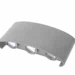 Kültéri fali lámpaa LED 16w 1300lm CCT.kap IP65 Szürke 169×80×40mm