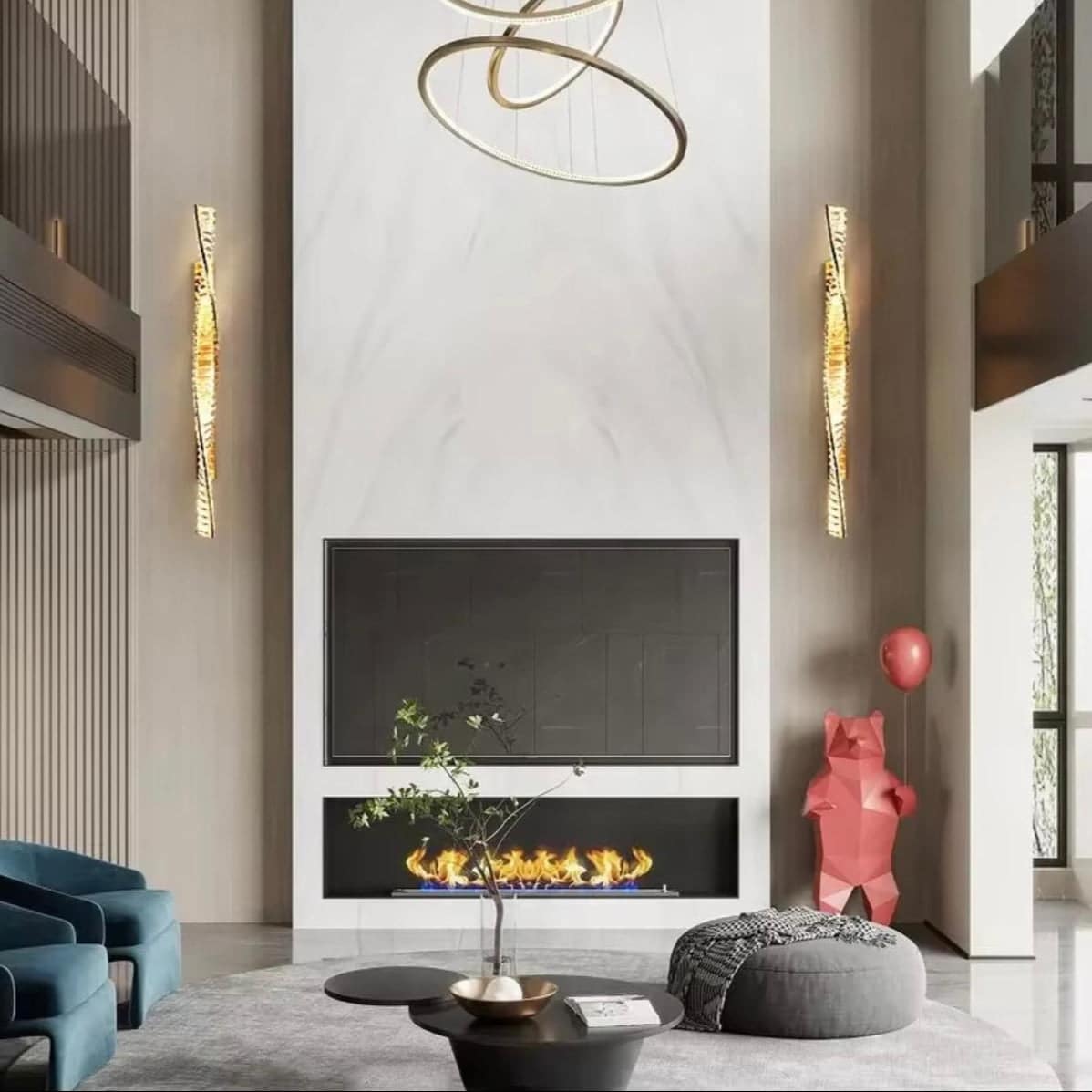 BERIL falikar arany 100 cm