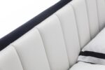 Flow franciaágy + falpanel (matrac nélkül)