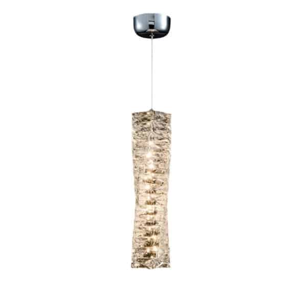 Falcon függőlámpa arany-kristály 45 cm