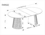 Flipp bővíthető étkezőasztal 120cm
