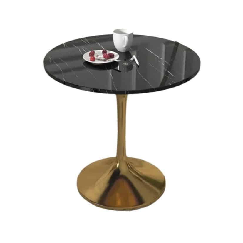 Carol Line kerek étkezőasztal fekete 80 cm Carol Line kerek étkezőasztal fekete 80 cm
