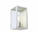 Kültéri fali lámpa 1xE27 max.15w IP44 fehér 120x120x220mm 5év