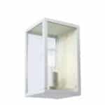 Kültéri fali lámpa 1xE27 max.15w IP44 fehér 120x120x220mm 5év