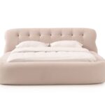Loco bézs franciaágy (180cm) matrac nélkül
