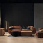 LUXE LODGE 4 személyes kanapé barna