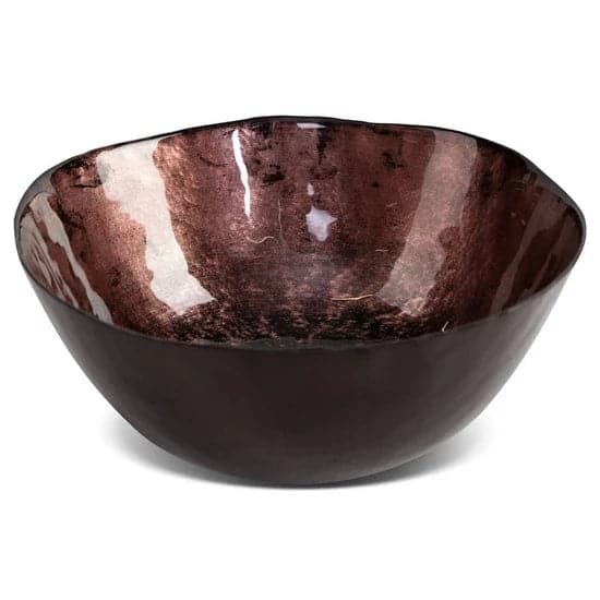 Bati üveg tál Barna/fekete 29x28x12 cm Bati üveg tál Barna/fekete 29x28x12 cm