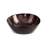 Bati üveg tál Barna/fekete 16x15x6 cm