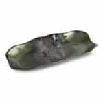 Saab dekoratív üveg tál Zöld 32x17x4 cm