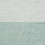 Novad kétszínű pamut ágyneműhuzat Fehér/menta 140x200 cm - 70x90 cm 1db