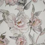 Lea elegáns ágyneműhuzat festett hatású virágokkal 140x200 cm - 70x90 cm 1db