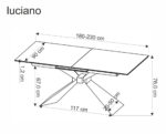 Moldva 2 bővíthető étkezőasztal 160-250-340 cm