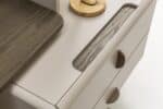MONGE fésülködőasztal tükörrel homokszín