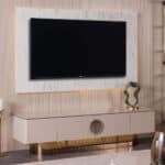 Panamera TV szekrény bézs-bronz