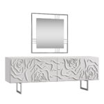 Parma tálalószekrény fehér 225 cm Kiállitott