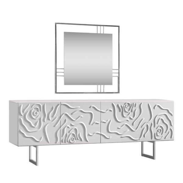Parma tálalószekrény fehér 225 cm Kiállitott