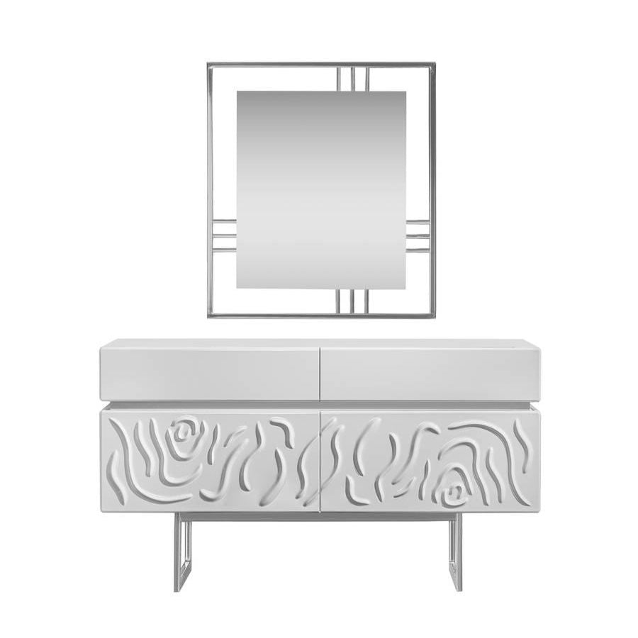 Parma fésülködő asztal fehér (tükörrel) Parma fésülködő asztal fehér (tükörrel)