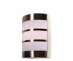 Kültéri fali lámpa 1xE27 max.11w IP44 króm/fehér 165x90x210mm 5év