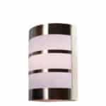 Kültéri fali lámpa 1xE27 max.11w IP44 króm/fehér 165x90x210mm 5év