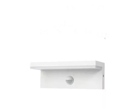 Kültéri fali lámpa mozgásérzékelővel 10w 1000lm CCT KAPCS. IP54 fehér 210x90x82mm 3 év